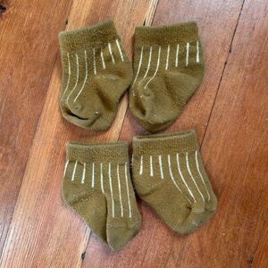 Kate Quinn Brown Baby Socks